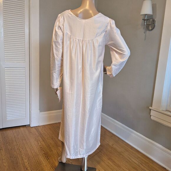 NWT 90s Barbizon Nightgown Pink Floral Pajamas Lingerie Coquette Size SP - Picture 3 of 10